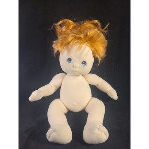 Red Hair Blue Eyes Mattel My Child 1985 Doll Vintage Girl Nude AS IS Ponytail